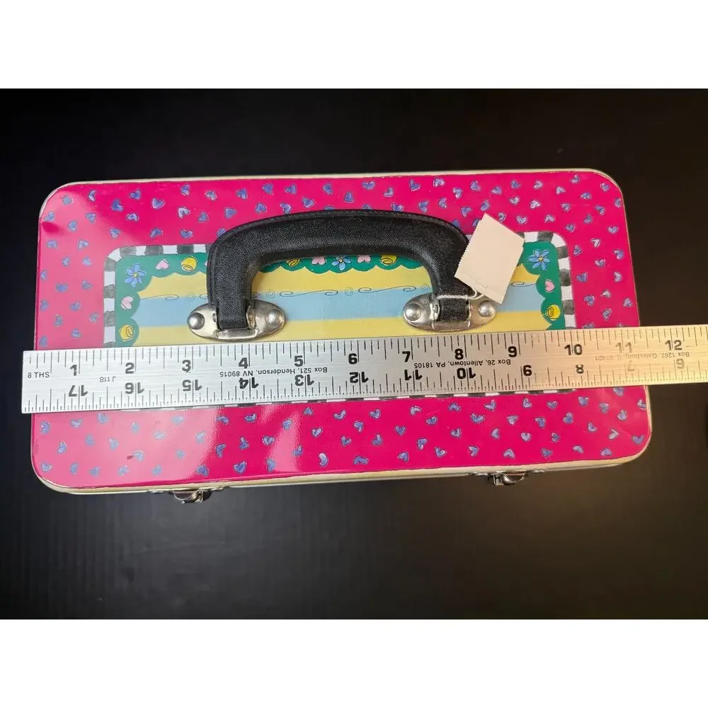 Brighton Brighton Tin Handled Case Unique Retired New